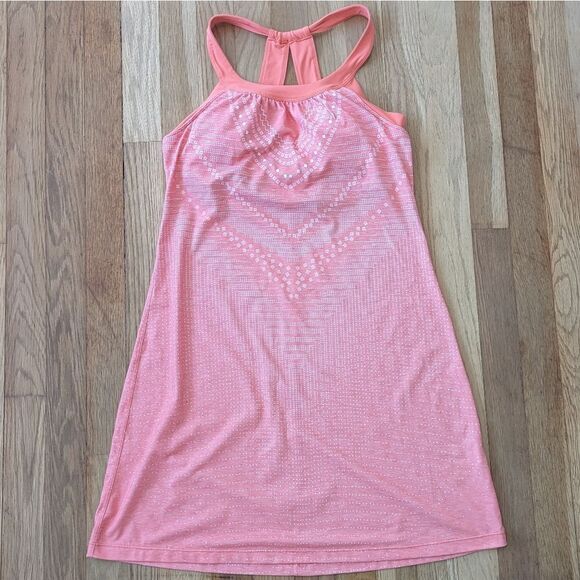 PRANA Women's Cantine Active Dress ' peach synergy' coral - Picture 2 of 6